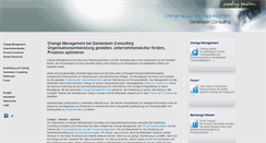 Desktop Screenshot of gantenbein-consulting.de